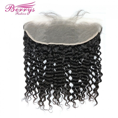 Berrysfashion Hair New Arrival Mix Donors Hair 13x4 HD/Transparent Frontal DW